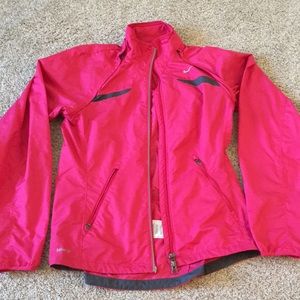 Like New Nike Pink Rain Running Jacket Small